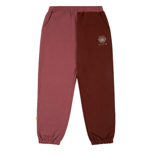 DIME MTL PANTS L DIME SPLIT CREST SWEATPANTS - MAROON