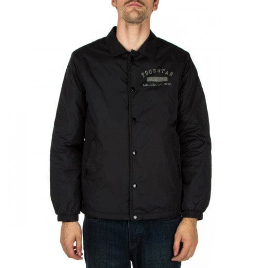 FOURSTAR JACKET XL FOURSTAR SHERPA COACH JACKET - BLACK