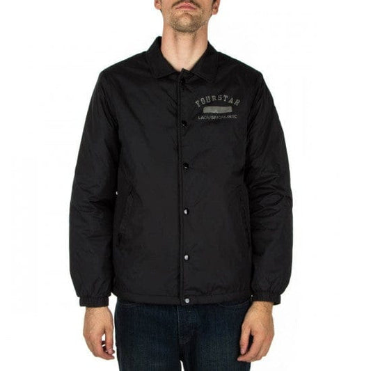 FOURSTAR JACKET XL FOURSTAR SHERPA COACH JACKET - BLACK