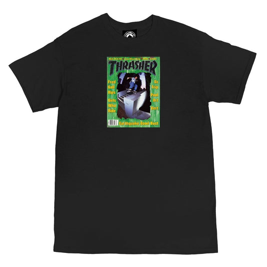 THRASHER GALL '95 COVER TEE - BLACK