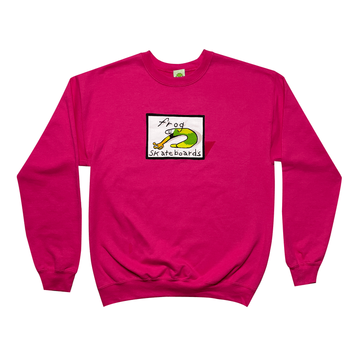 FROG CREWNECK FROG CLASSIC LOGO CREWNECK - MAGENTA