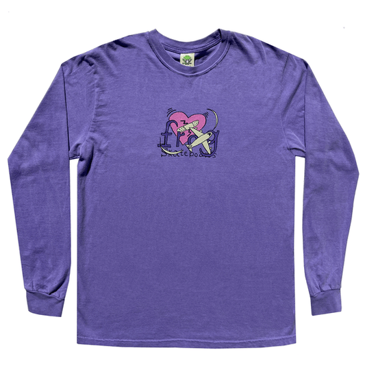 FROG LONGSLEEVE TEE M FROG DAMAGED LOVE CONNECTION L/S TEE - VIOLET