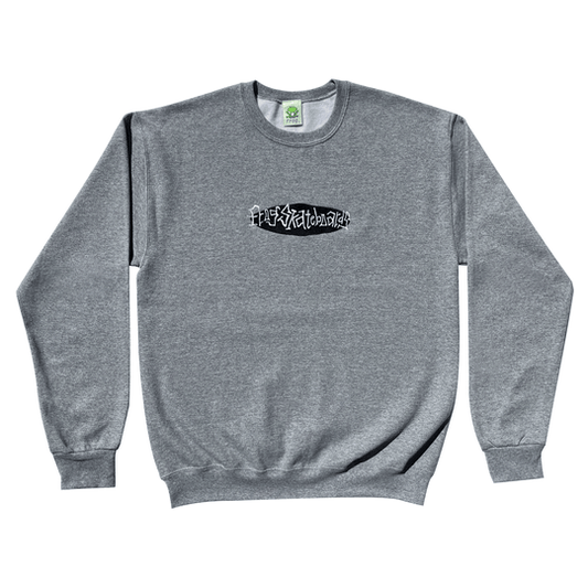 FROG CREWNECK XL FROG EMBROIDERED LOGO CREWNECK - ATHLETIC GREY