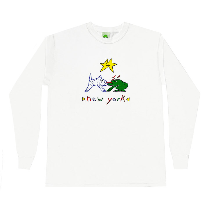 FROG LONGSLEEVE TEE FROG NEW YORK L/S TEE - WHITE