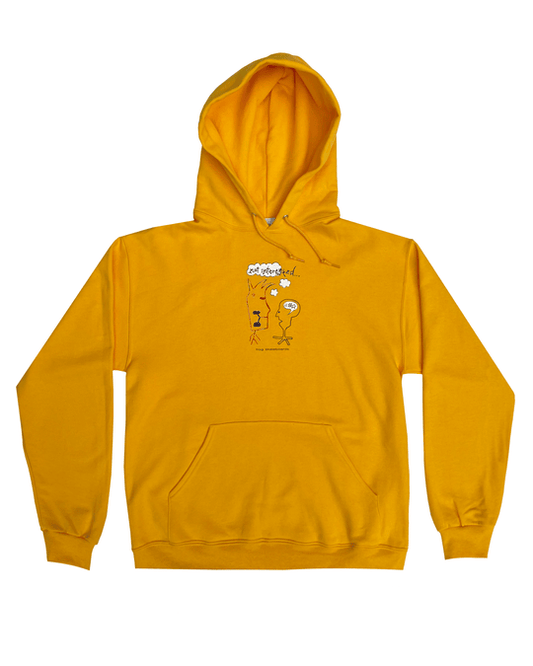 FROG HOODIE S FROG NOT INTERESTED HOODIE - GOLD