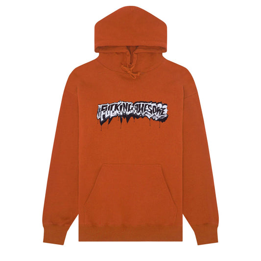 FUCKING AWESOME HOODIE XL FUCKING AWESOME DILL CUP UP LOGO HOODIE - ADOBE