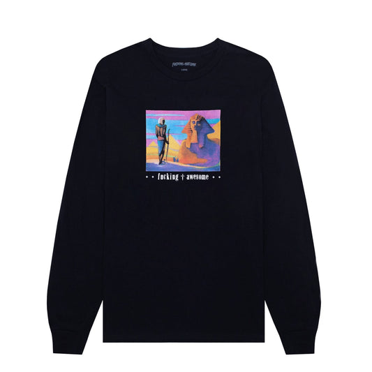 FUCKING AWESOME LONGSLEEVE TEE FUCKING AWESOME EGYPTIAN L/S TEE - BLACK