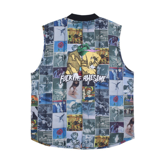 FUCKING AWESOME VEST L FUCKING AWESOME FROGMAN VEST - AOP