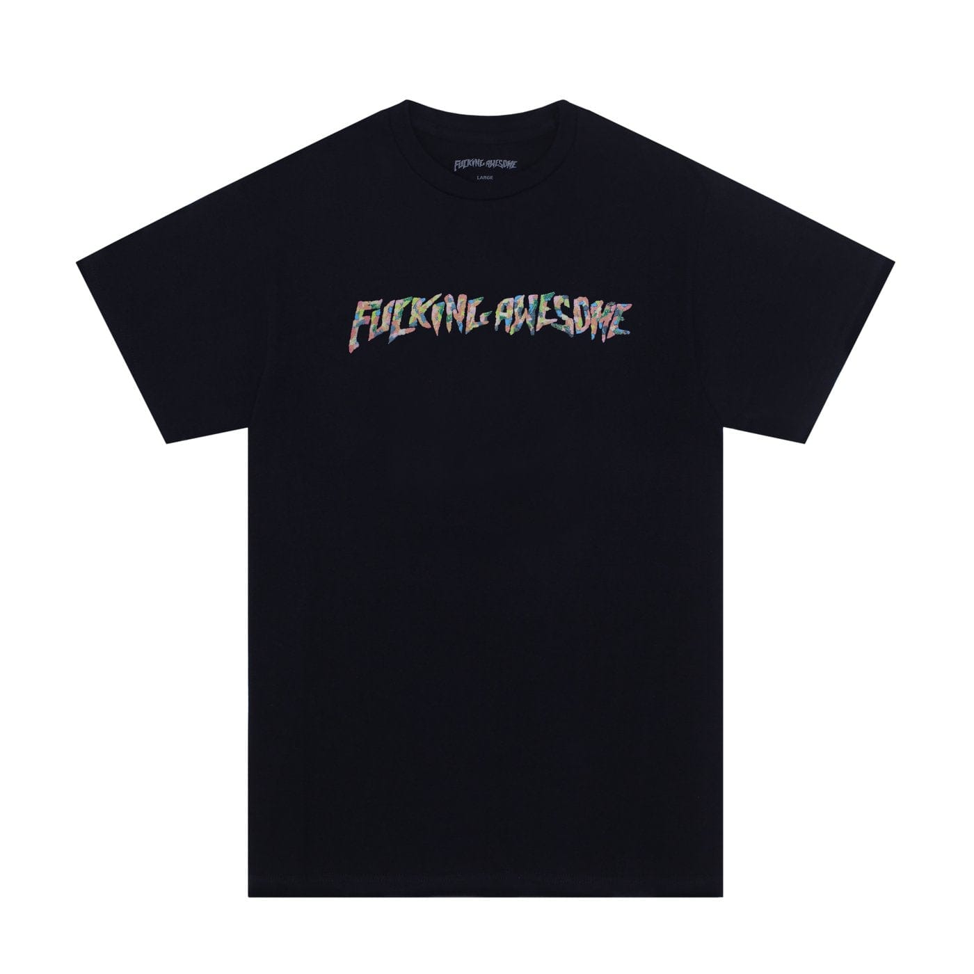 FUCKING AWESOME T-SHIRT FUCKING AWESOME GUM STAMP TEE - BLACK