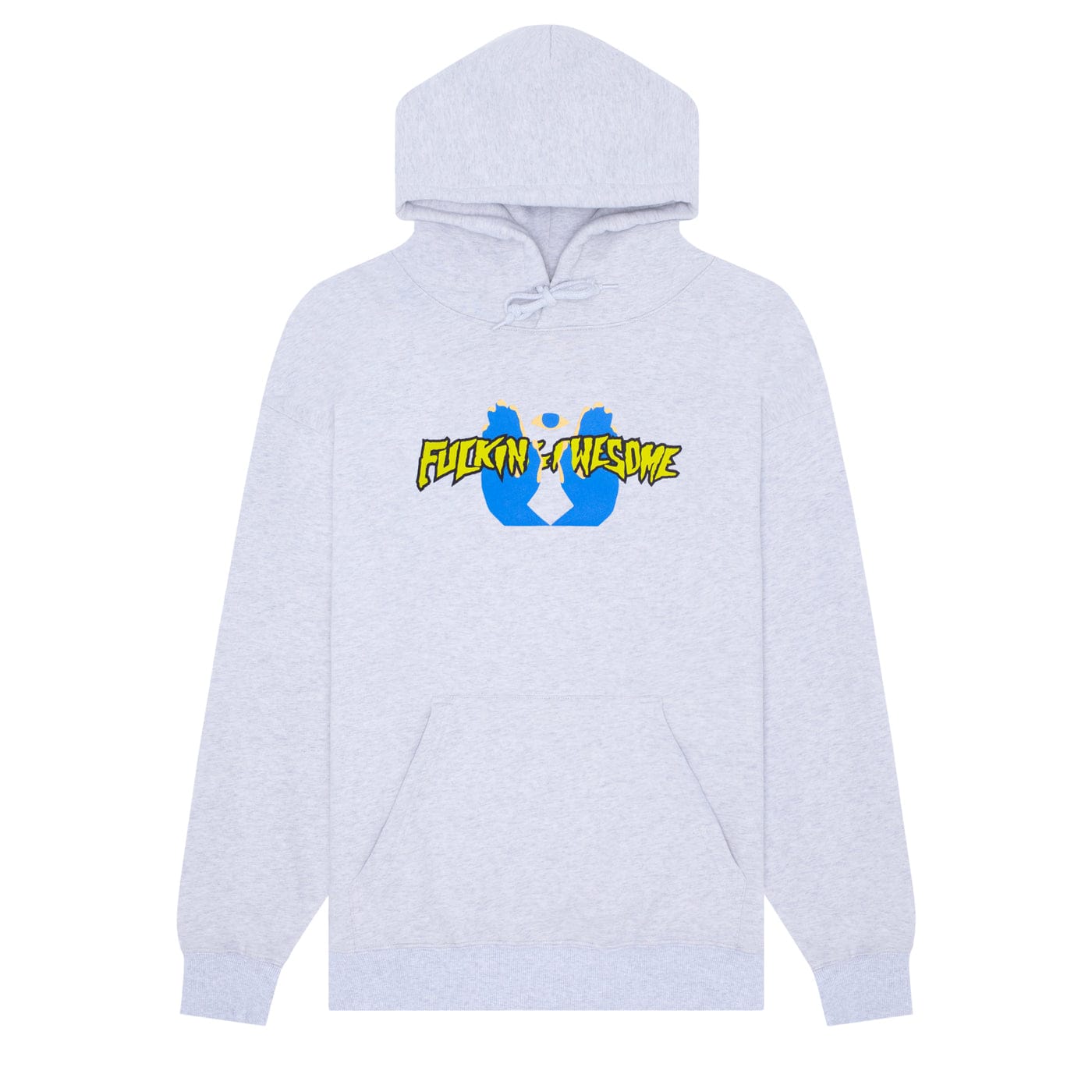 FUCKING AWESOME HOODIE FUCKING AWESOME HIGH GROUND HOODIE - HEATHER GREY