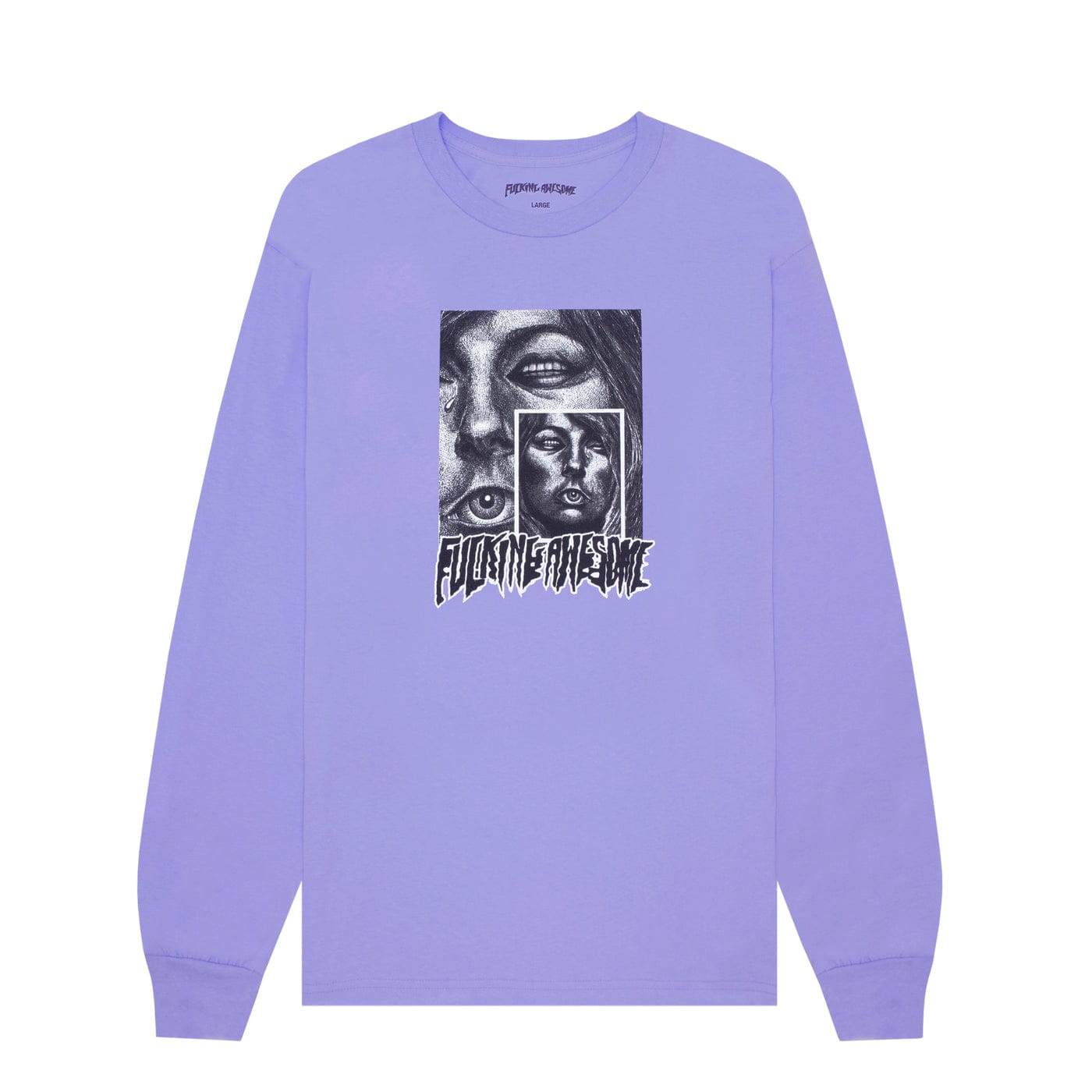 FUCKING AWESOME LONGSLEEVE TEE FUCKING AWESOME IDOLIZE L/S TEE - VIOLET