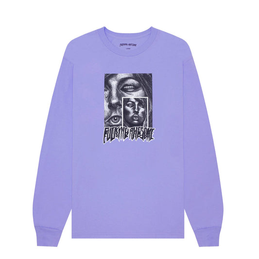 FUCKING AWESOME LONGSLEEVE TEE FUCKING AWESOME IDOLIZE L/S TEE - VIOLET