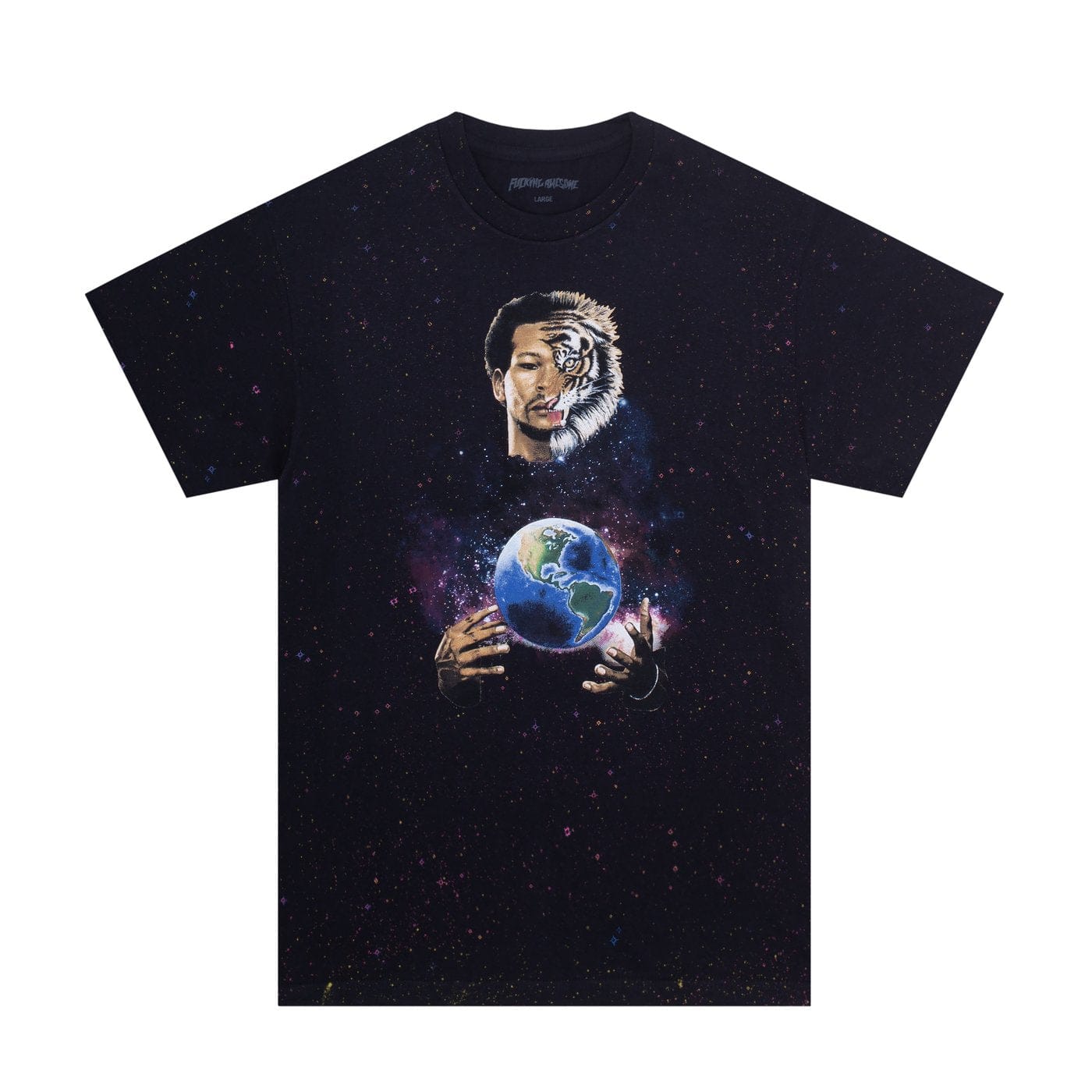 FUCKING AWESOME T-SHIRT FUCKING AWESOME NA-KEL TIGER TEE - BLACK
