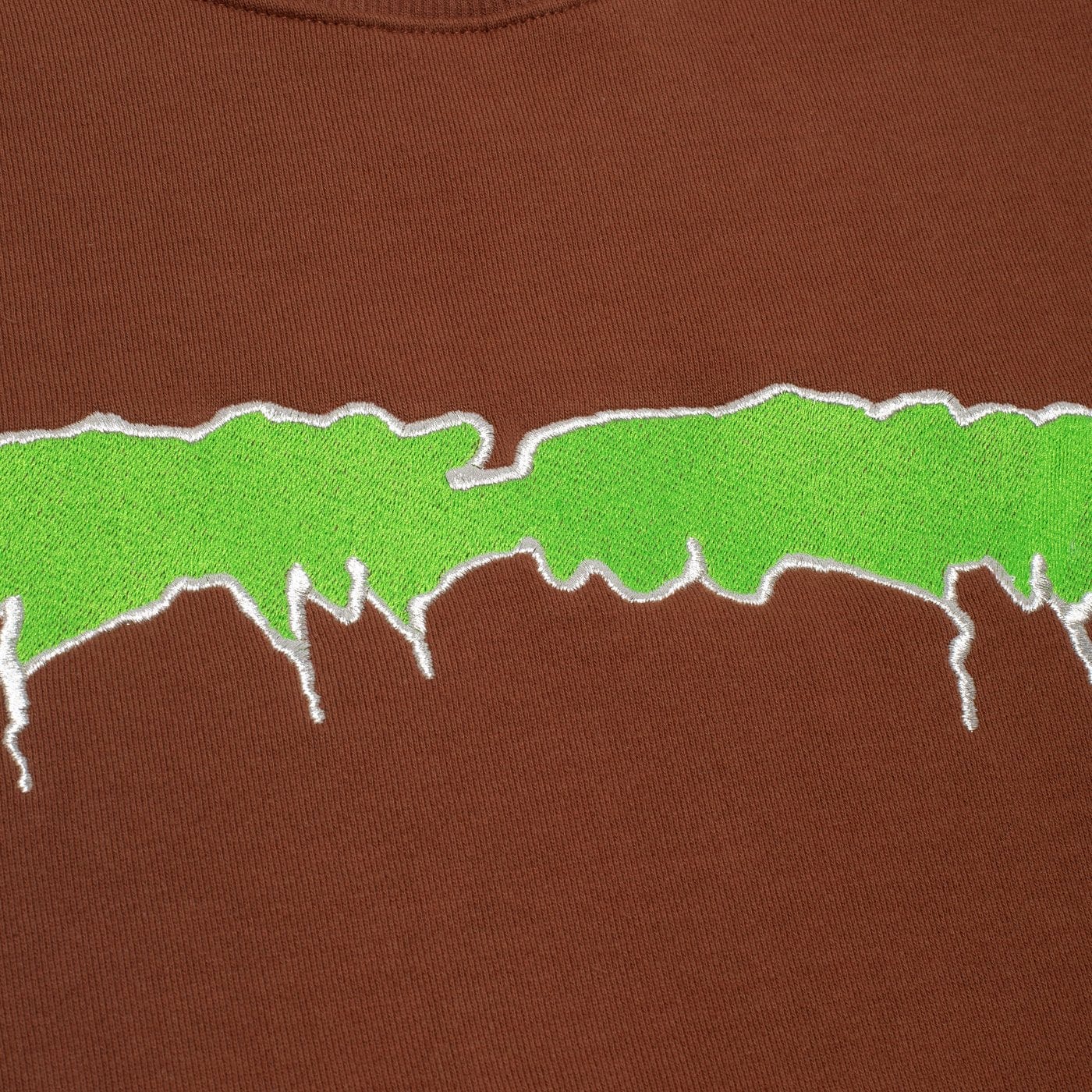 FUCKING AWESOME CREWNECK FUCKING AWESOME OUTLINE LOGO CREWNECK - ARGAN OIL