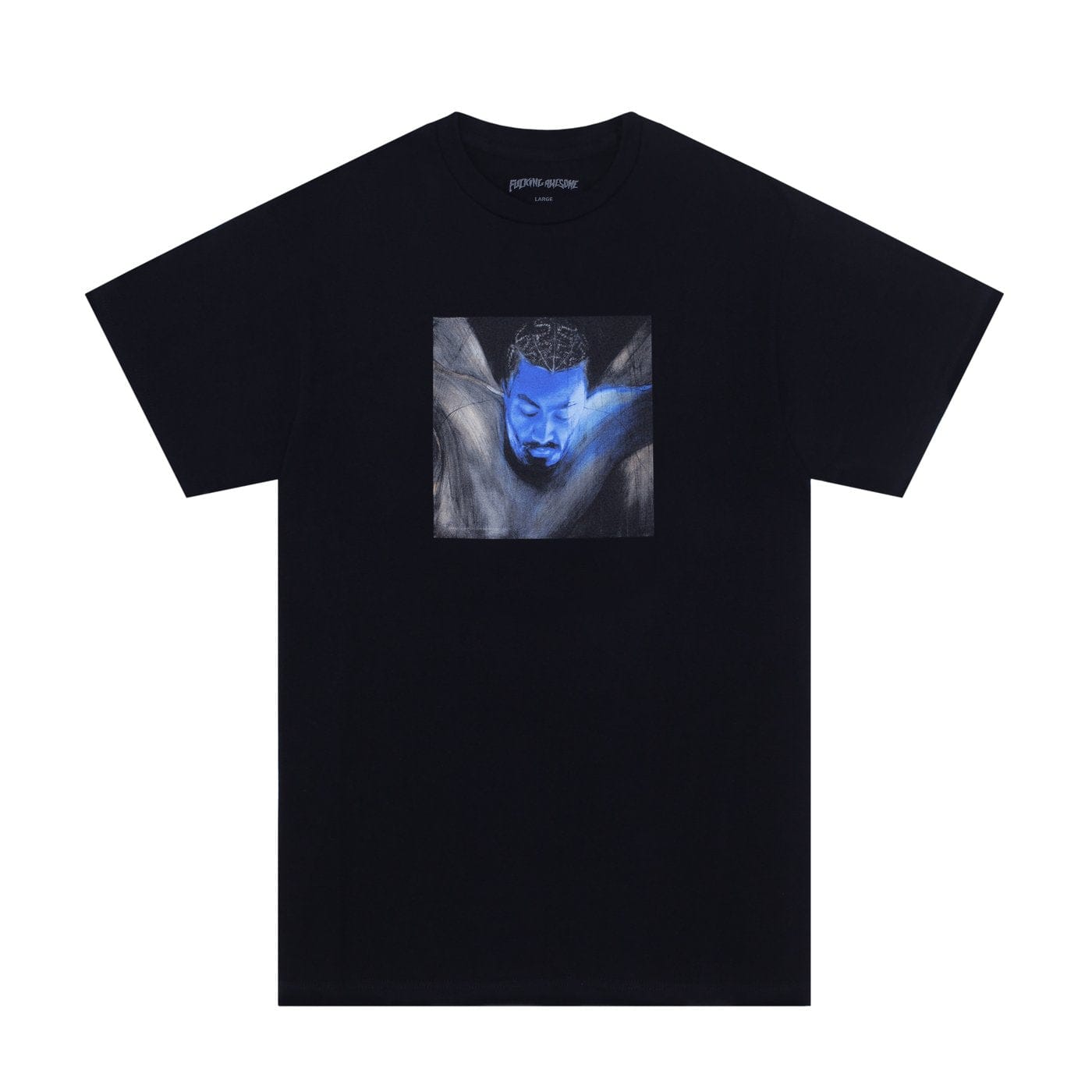 FUCKING AWESOME T-SHIRT FUCKING AWESOME POST PANIC TEE - BLACK