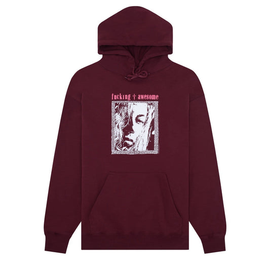 FUCKING AWESOME HOODIE XL FUCKING AWESOME SAD WORLD HOODIE - MAROON