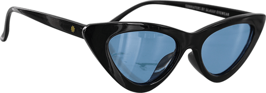 GLASSY SUNGLASSES GLASSY BILLIE POLARIZED SUNGLASSES - BLACK BLUE
