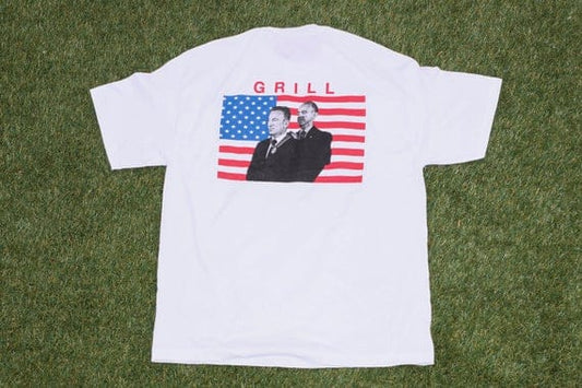 GRILL T-SHIRT GRILL BRUCE N BAMA TEE - WHITE