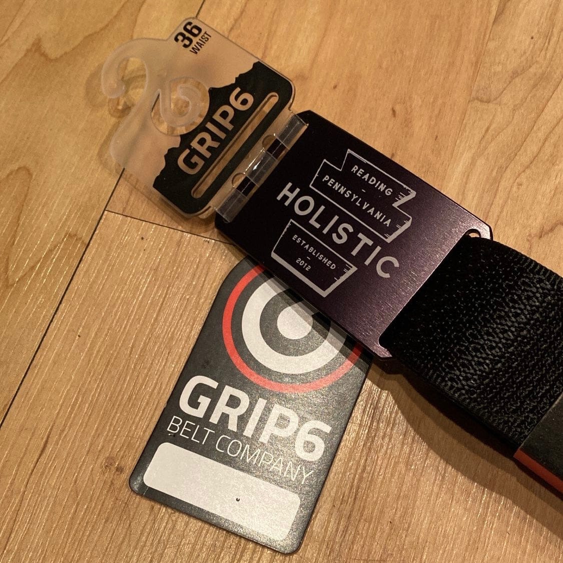 GRIP6 BELTS BELT GRIP6 HOLISTIC BELT - BLACK