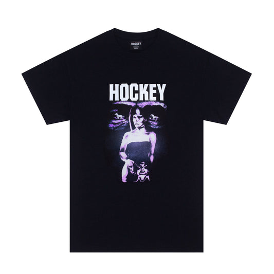 HOCKEY T-SHIRT S HOCKEY HP SYNTHETIC TEE - BLACK