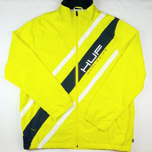 HUF JACKET L HUF Palisades Track Jacket - Yellow