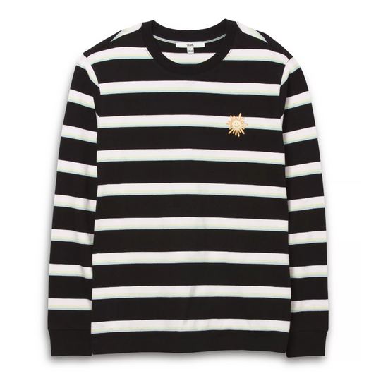 VANS x SKATEISTAN WOMENS L/S TEE - BLACK