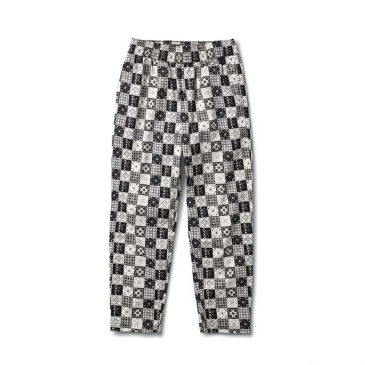 VANS x SKATEISTAN WOMENS PANTS - BLACK WHITE