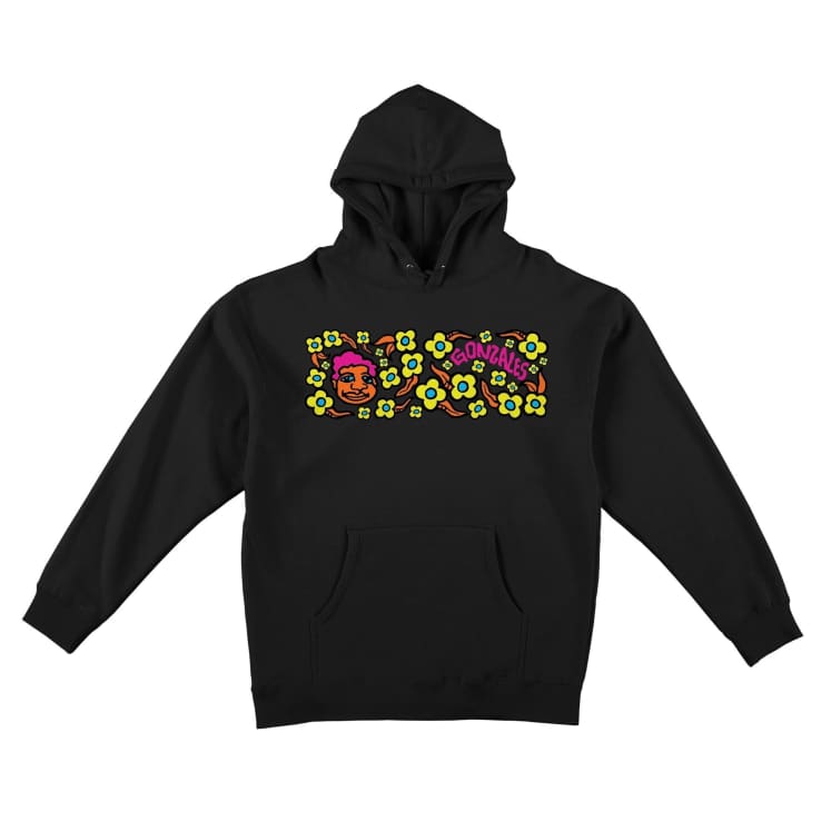 KROOKED HOODIE KROOKED GONZ BLACKLIGHT SWEATPANTS HOODIE - BLACK