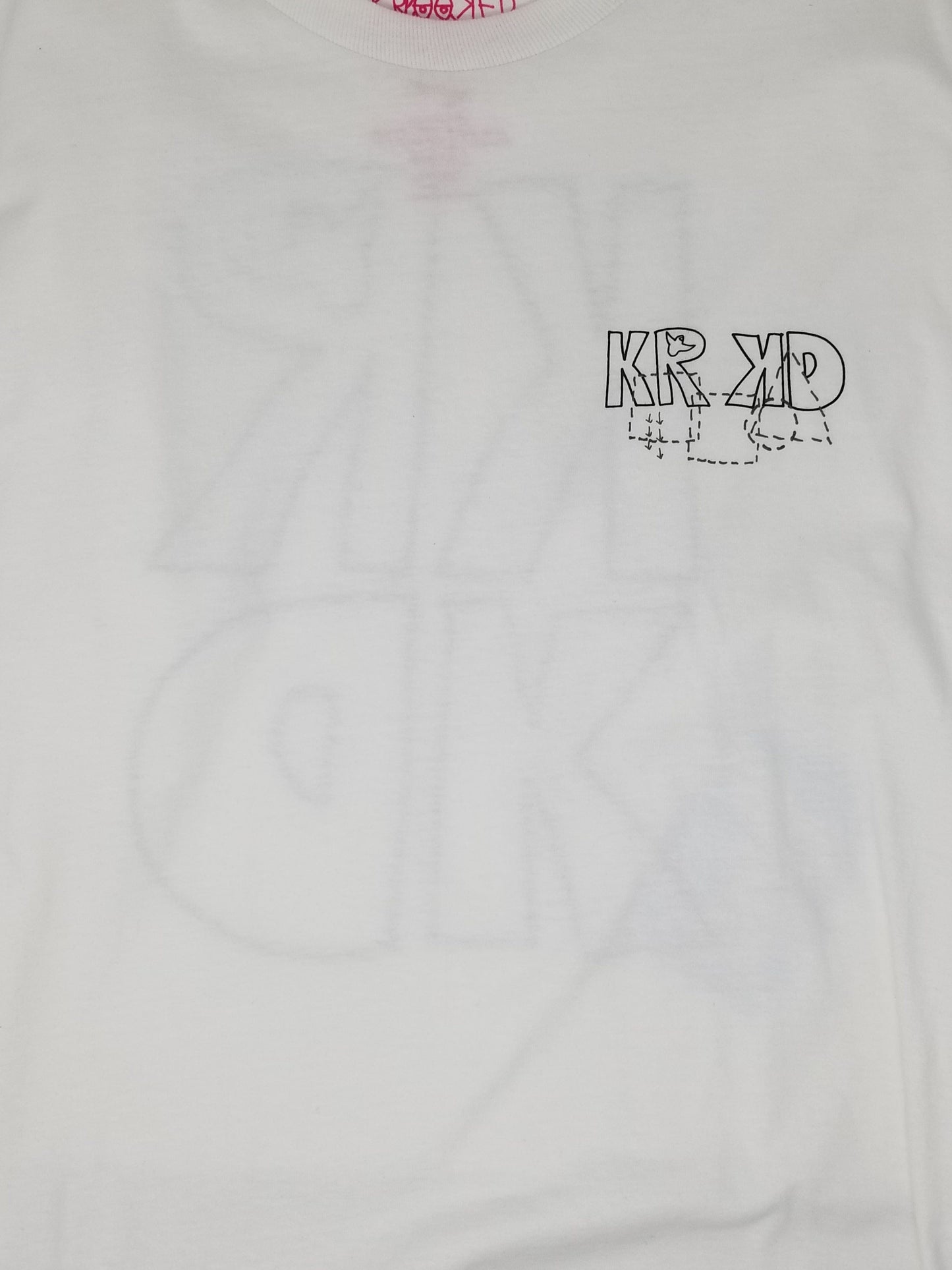 KROOKED T-SHIRT M KROOKED KRKD TEE - WHITE