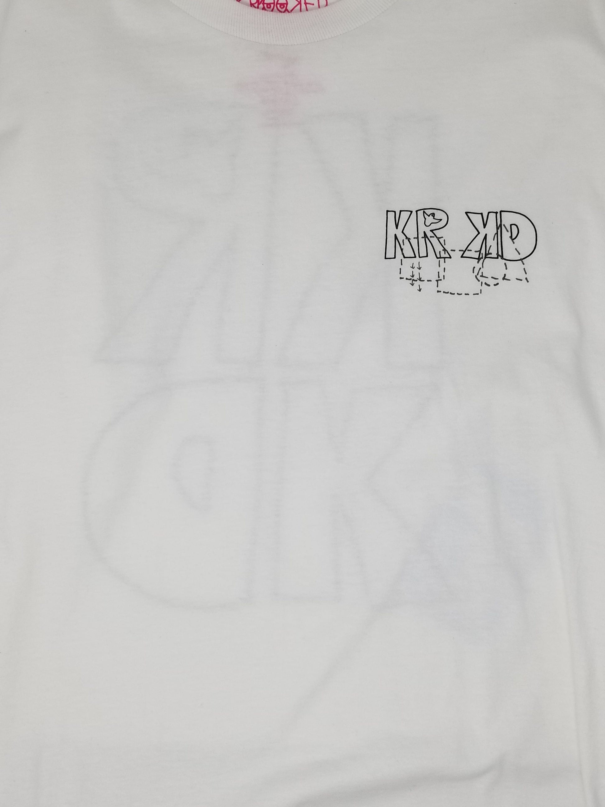 KROOKED T-SHIRT M KROOKED KRKD TEE - WHITE