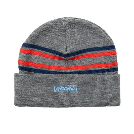 KROOKED BEANIE KROOKED MOONSMILE SCRIPT BEANIE - HEATHER GREY
