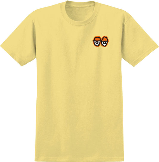 KROOKED T-SHIRT KROOKED STRAIGHT EYES TEE - BANANA