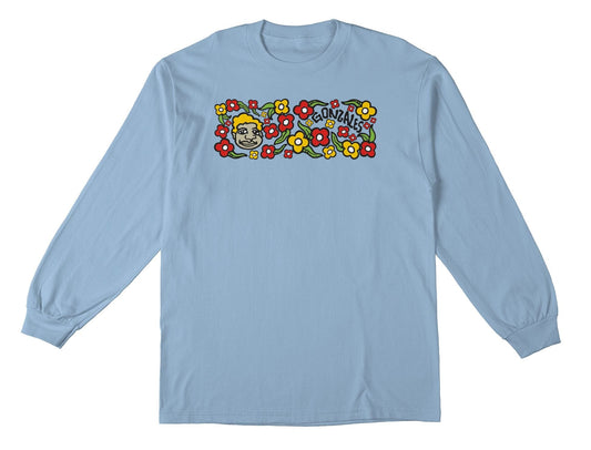 KROOKED LONGSLEEVE TEE KROOKED SWEATPANTS L/S TEE - LIGHT BLUE