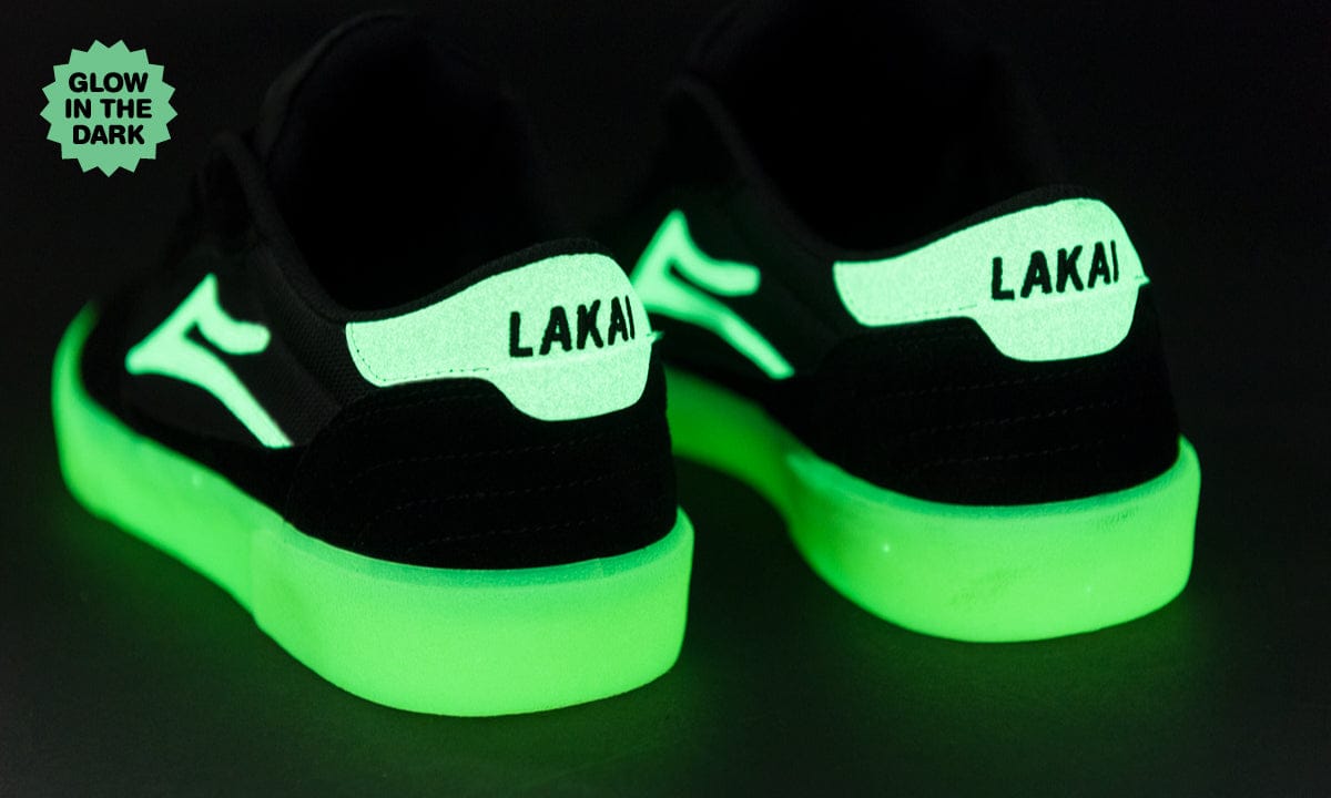 LAKAI SHOE LAKAI 5.5 Men / 7 Women Lakai Cambridge - Black Glow