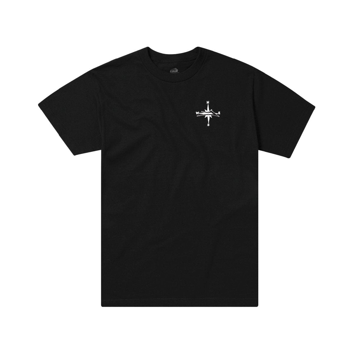 LAKAI T-SHIRT S LAKAI CAPPS COMPASS TEE - BLACK