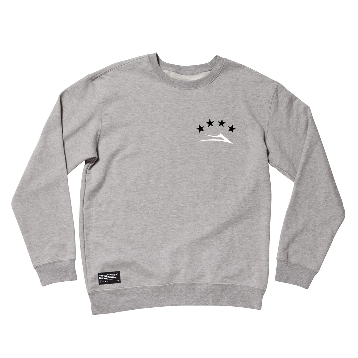 LAKAI CREWNECK L Lakai Fourstar Crewneck - Ash Grey
