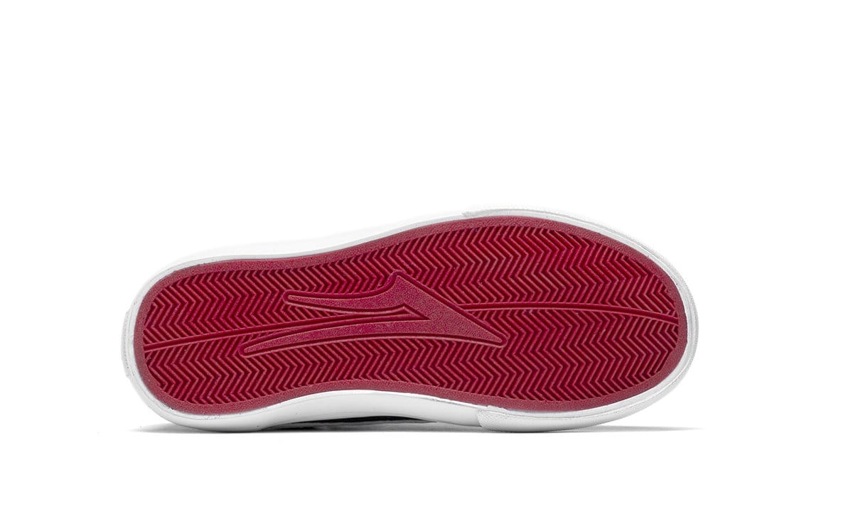 LAKAI SHOE LAKAI LAKAI GRIFFIN KIDS - BLACK WHITE SUEDE