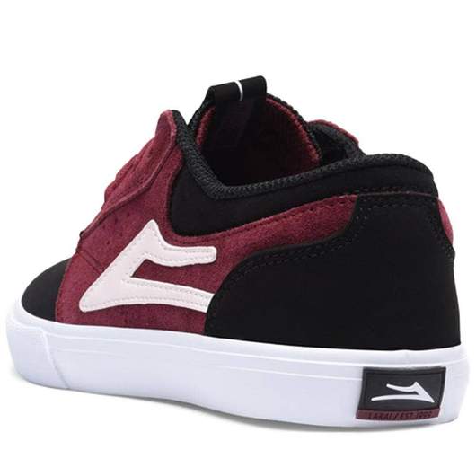 LAKAI SHOE LAKAI 2 Kids LAKAI GRIFFIN KIDS - PORT BLACK (NUBUCK)
