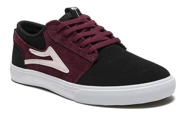 LAKAI SHOE LAKAI 2 Kids LAKAI GRIFFIN KIDS - PORT BLACK (NUBUCK)