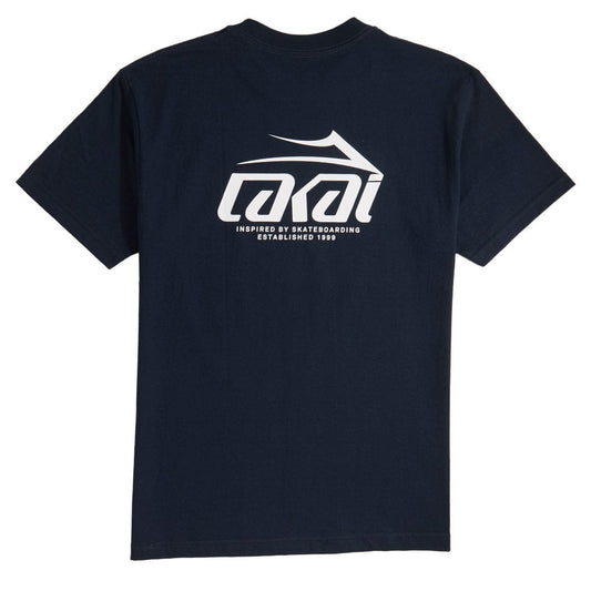 LAKAI T-SHIRT S LAKAI INSPIRED TEE - NAVY