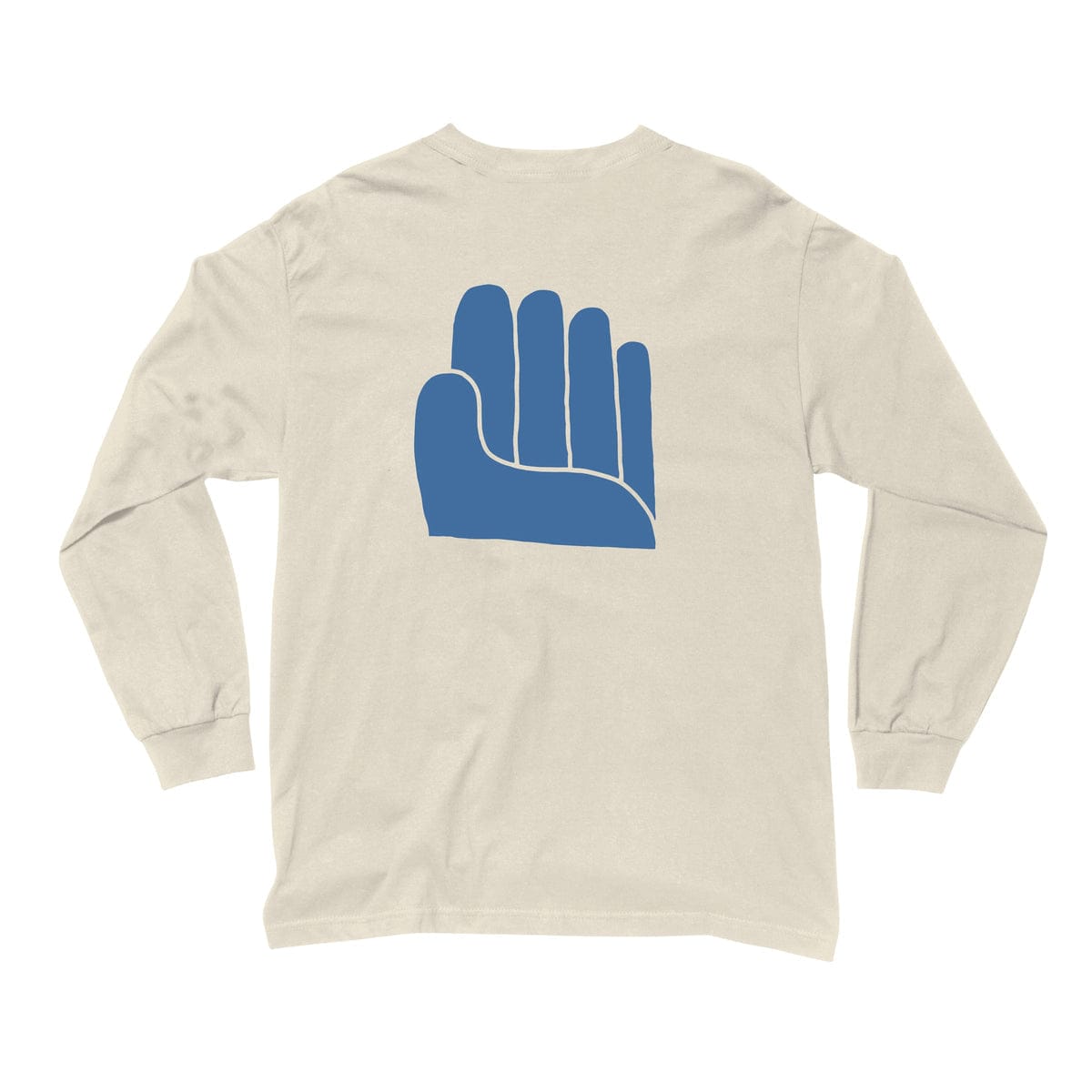 LAKAI LONGSLEEVE TEE XL LAKAI PEOPLE HAND L/S TEE - CREAM