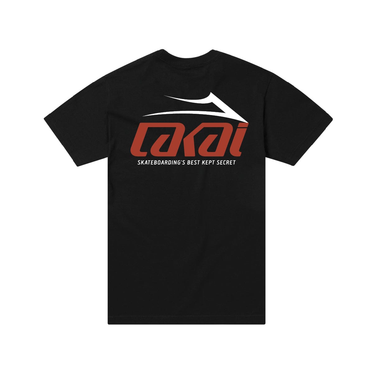 LAKAI T-SHIRT S LAKAI SECRET TEE - BLACK