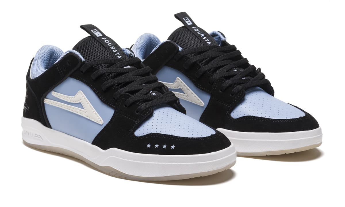 ⭐︎新品未使用品⭐︎ LAKAI×FOURSTAR TELFORD LOW 29cm Lakai Telford Low - (Fourstar) Light Blue Black – Holistic Skateshop