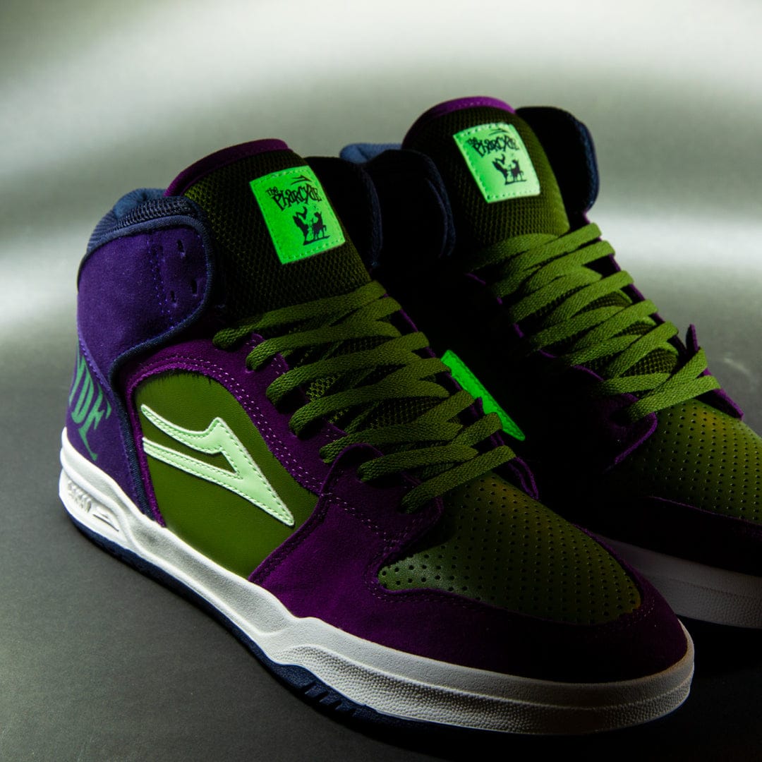 LAKAI SHOE LAKAI 14 LAKAI TELFORD - (PHARCYDE) GRAPE OLIVE SUEDE