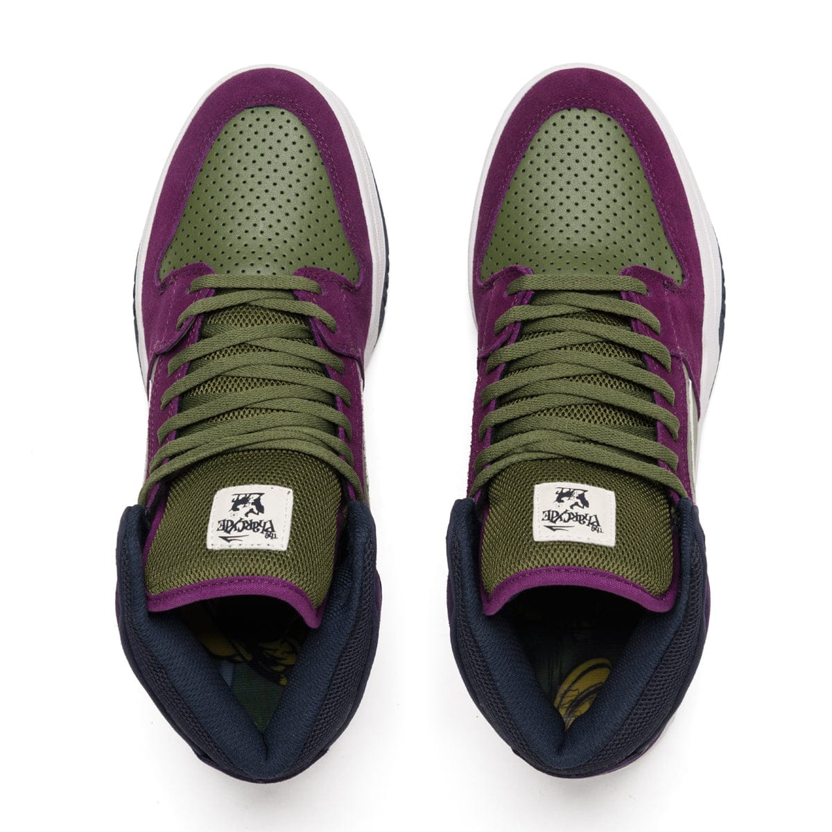 LAKAI SHOE LAKAI 14 LAKAI TELFORD - (PHARCYDE) GRAPE OLIVE SUEDE