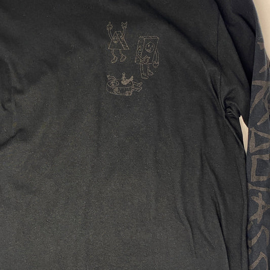 MAKA LASSI LONGSLEEVE TEE XL Maka Lassi No Circles L/S Tee - Black