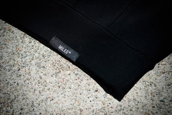MILES HOODIE MILES LOGO HIT HOODIE - BLACK