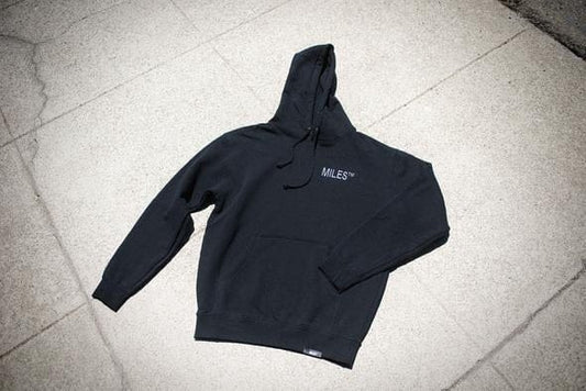 MILES HOODIE MILES LOGO HIT HOODIE - BLACK