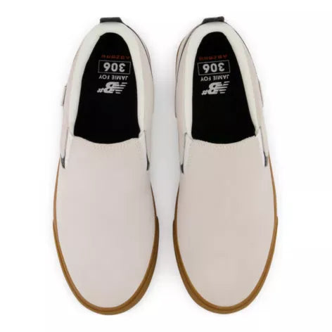 New Balance Numeric Shoe New Balance Numeric 7.5 Men / 9 Women New Balance Numeric Foy Slip On 306 - White Gum