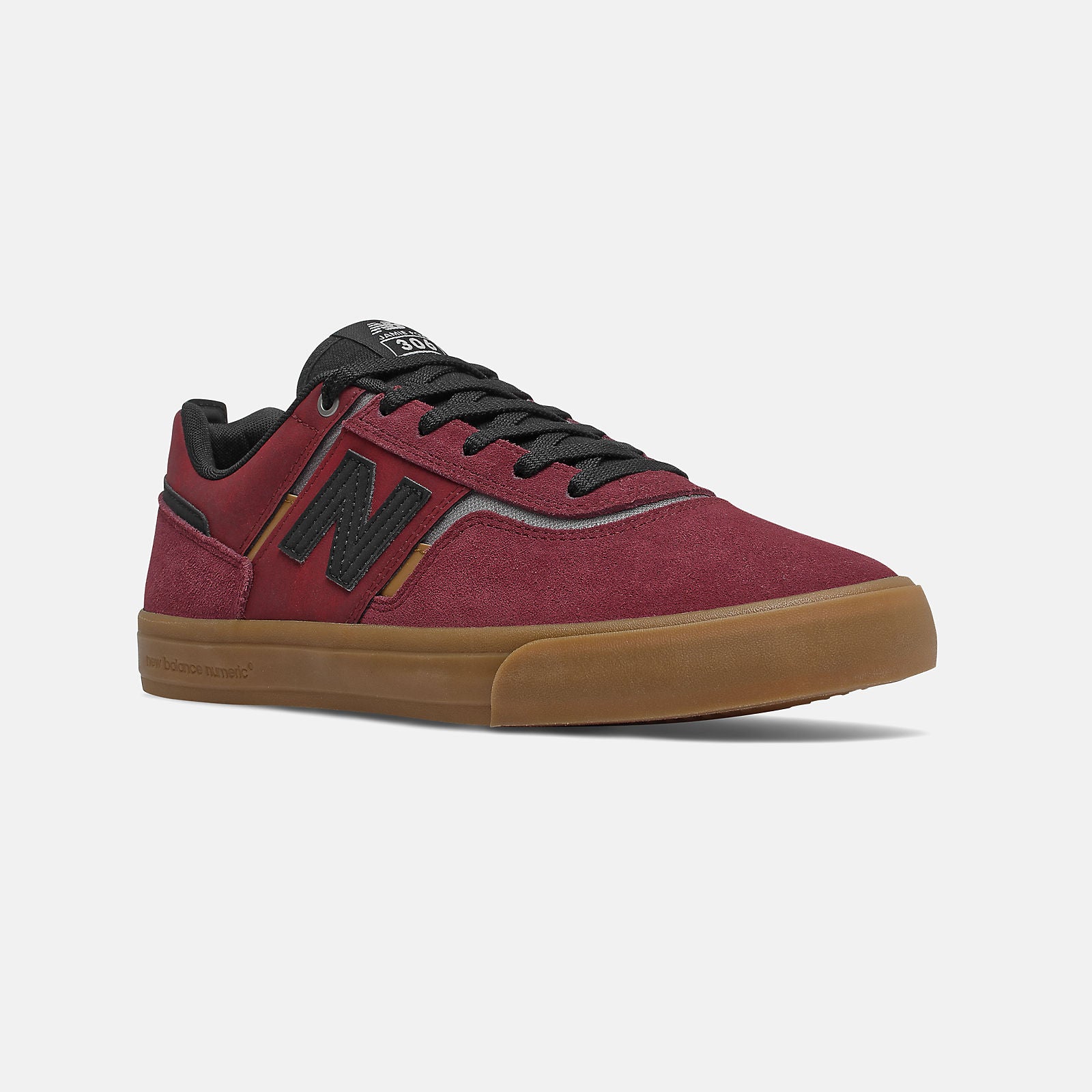 New Balance Numeric Foy 306 Burgundy Black Gum Holistic Skateshop